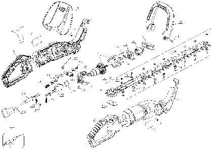 Exploded Diagram A Diagram and Parts List for HH2400LW Type 1 Black and Decker Hedge Trimmer